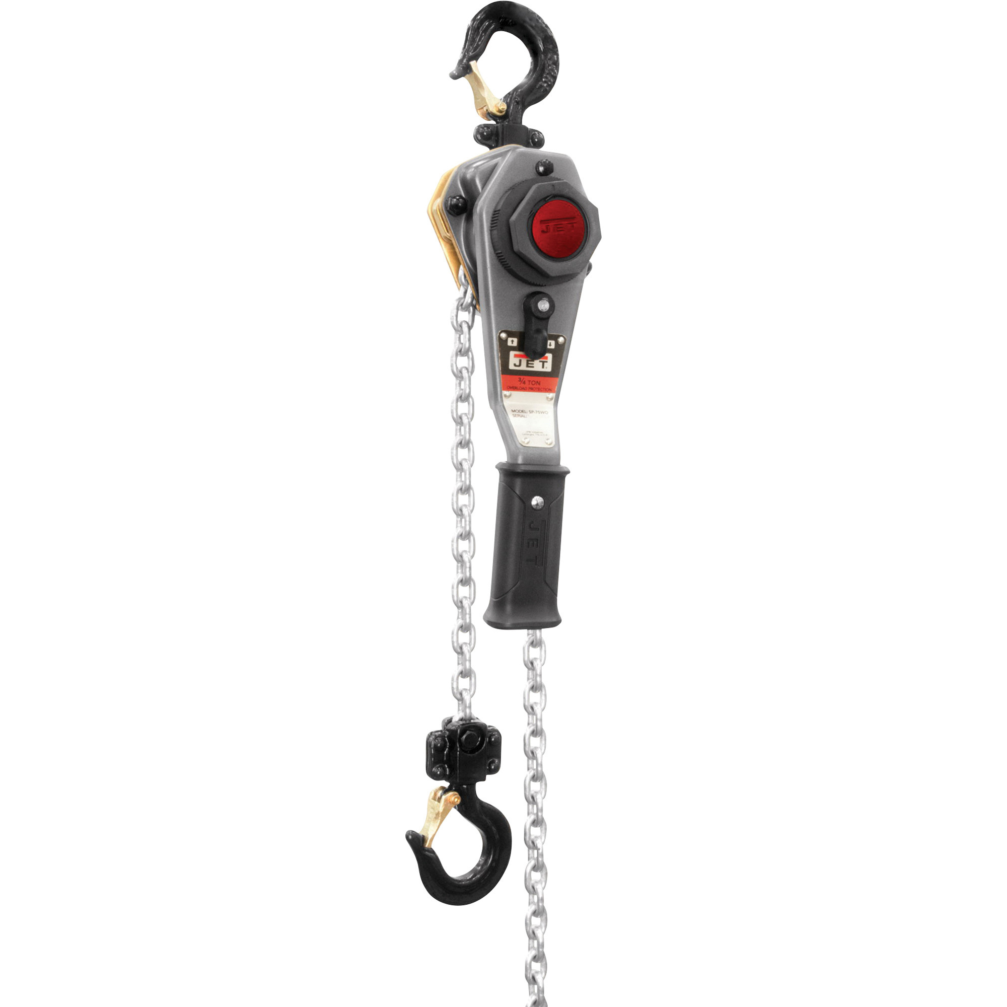 JET JLH Manual Lever Chain Hoist,3/4-Ton Capacity, 20ft. Lift, Model# JLH-75WO-20
